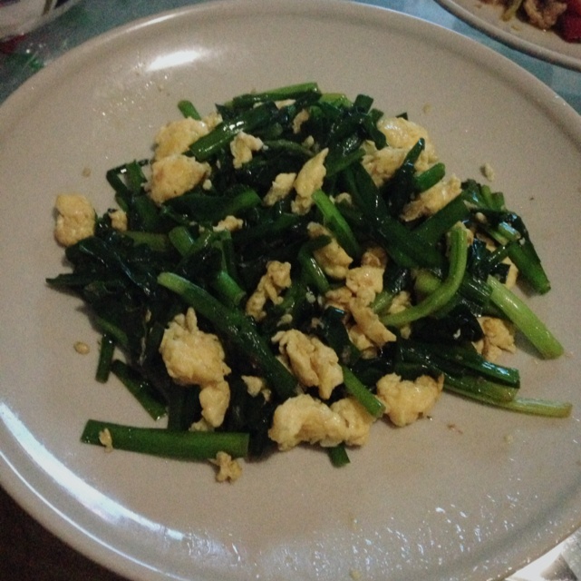 韭菜炒蛋