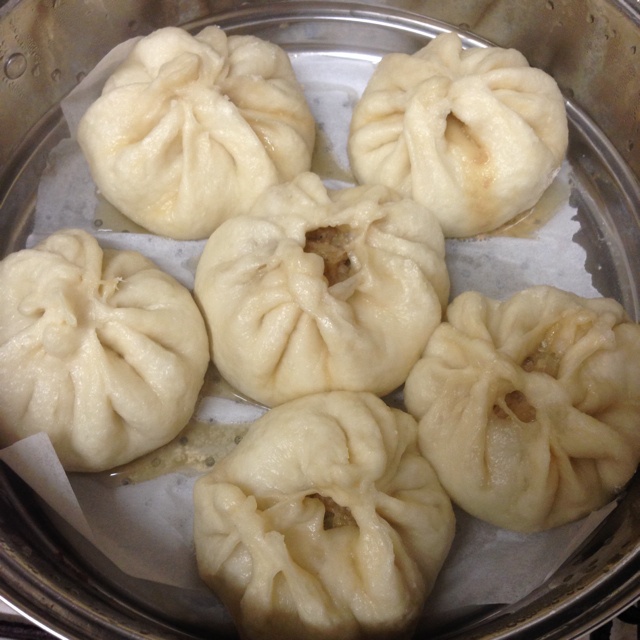 大葱肉馅包子