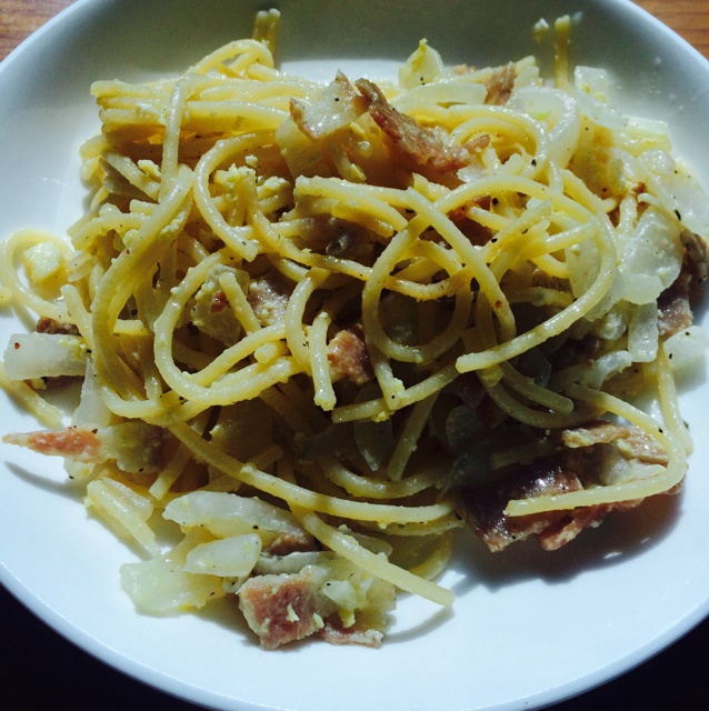 超简单的奶汁培根意面Carbonara