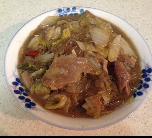 猪肉白菜炖粉条
