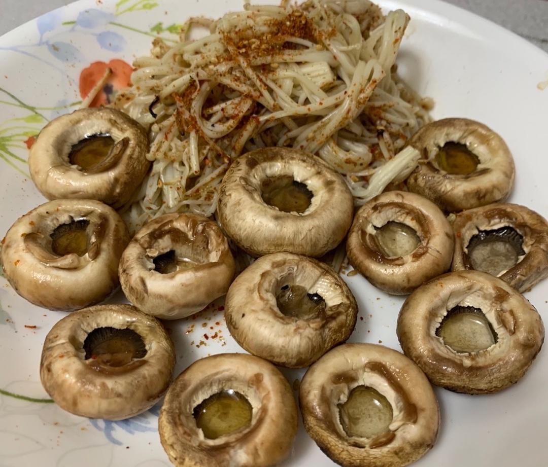 烤蘑菇