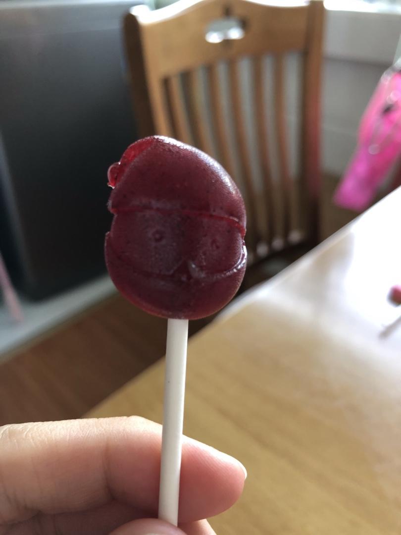 自制棒棒糖（火龙果味）