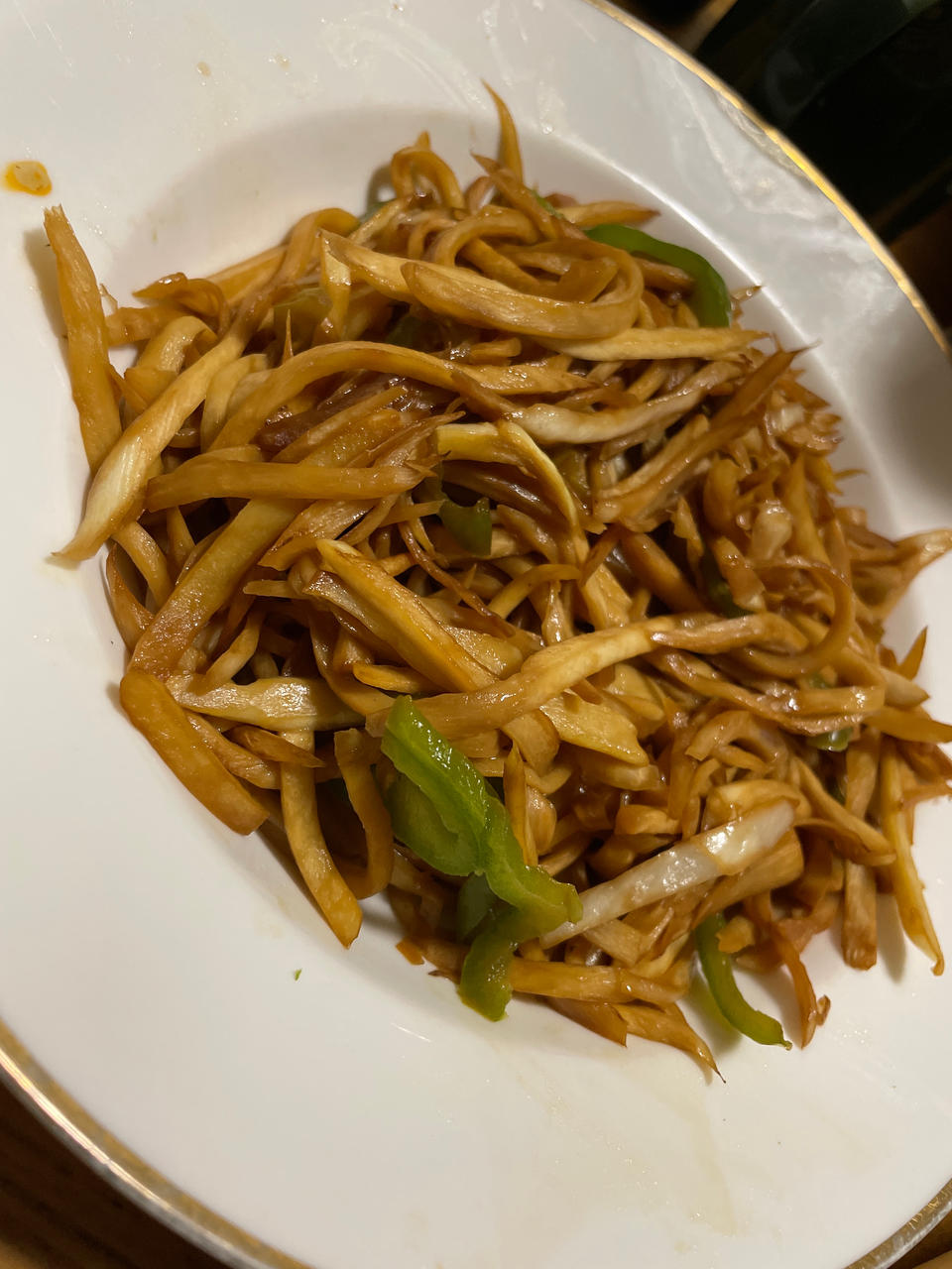 素炒茭白