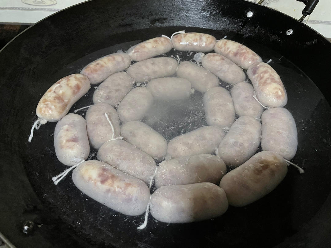 自制脆皮小香肠