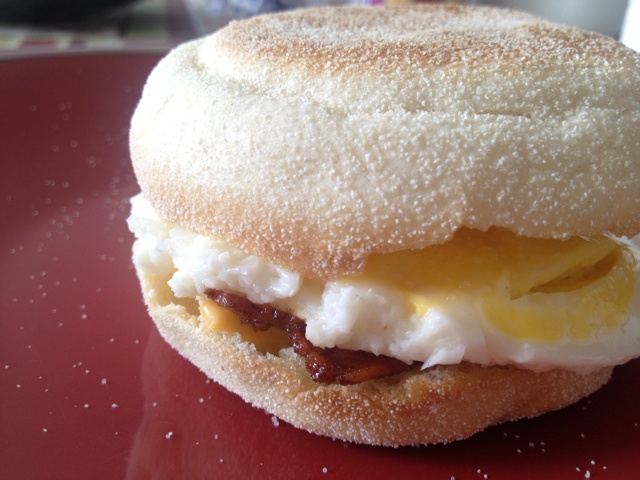 英式玛芬土豆泥培根三明治