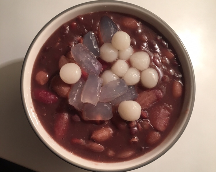 杂豆圆子汤的做法