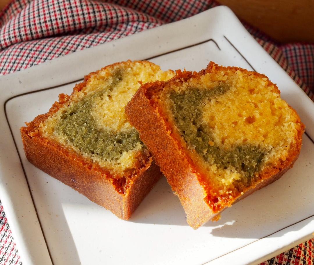 抹茶夹心磅蛋糕的做法