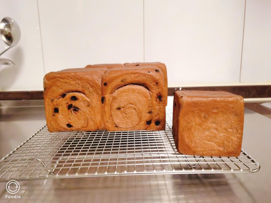 好吃到翘jiojio的巧克力生吐司