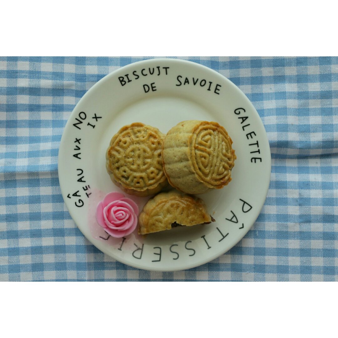 五仁月饼～不用转化糖浆的版本
