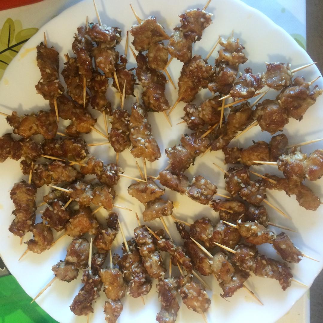 (烤箱版)牙签烤肉
