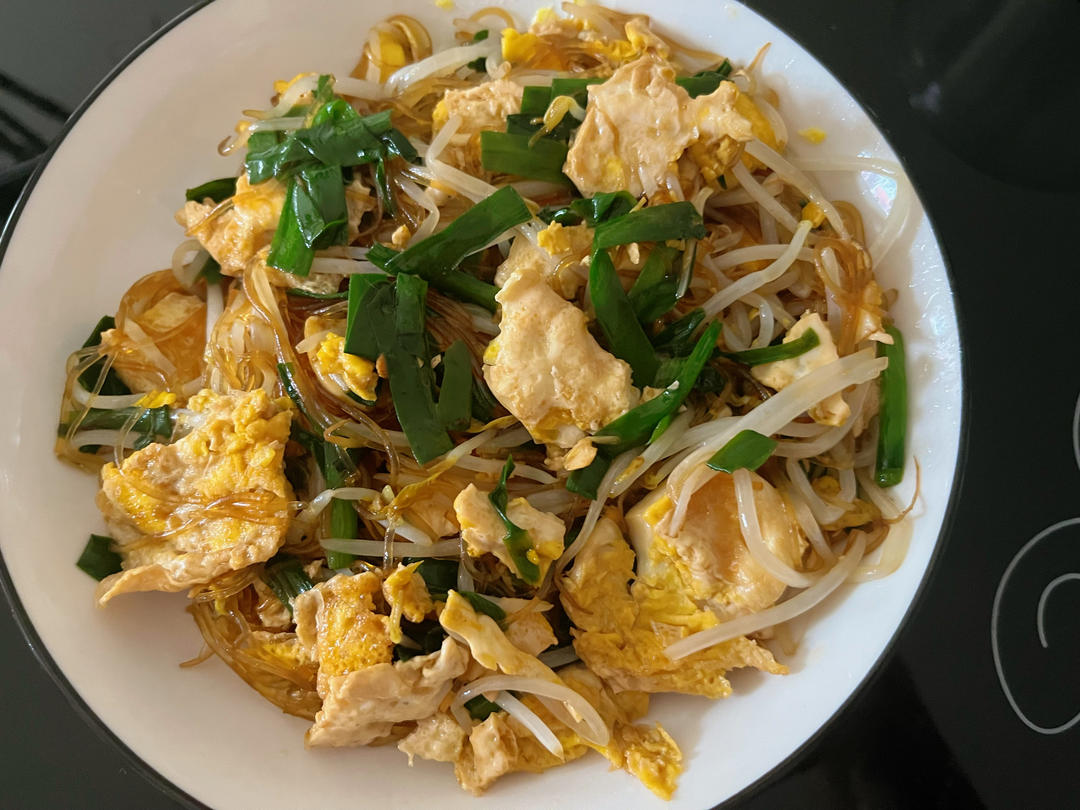 炒合菜～经典的拌饭菜，真的太香了
