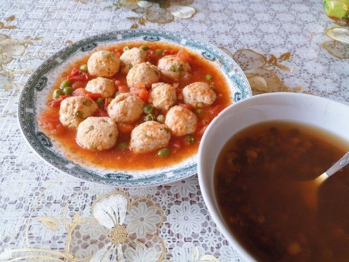 番茄鸡肉丸子￨减脂小能手