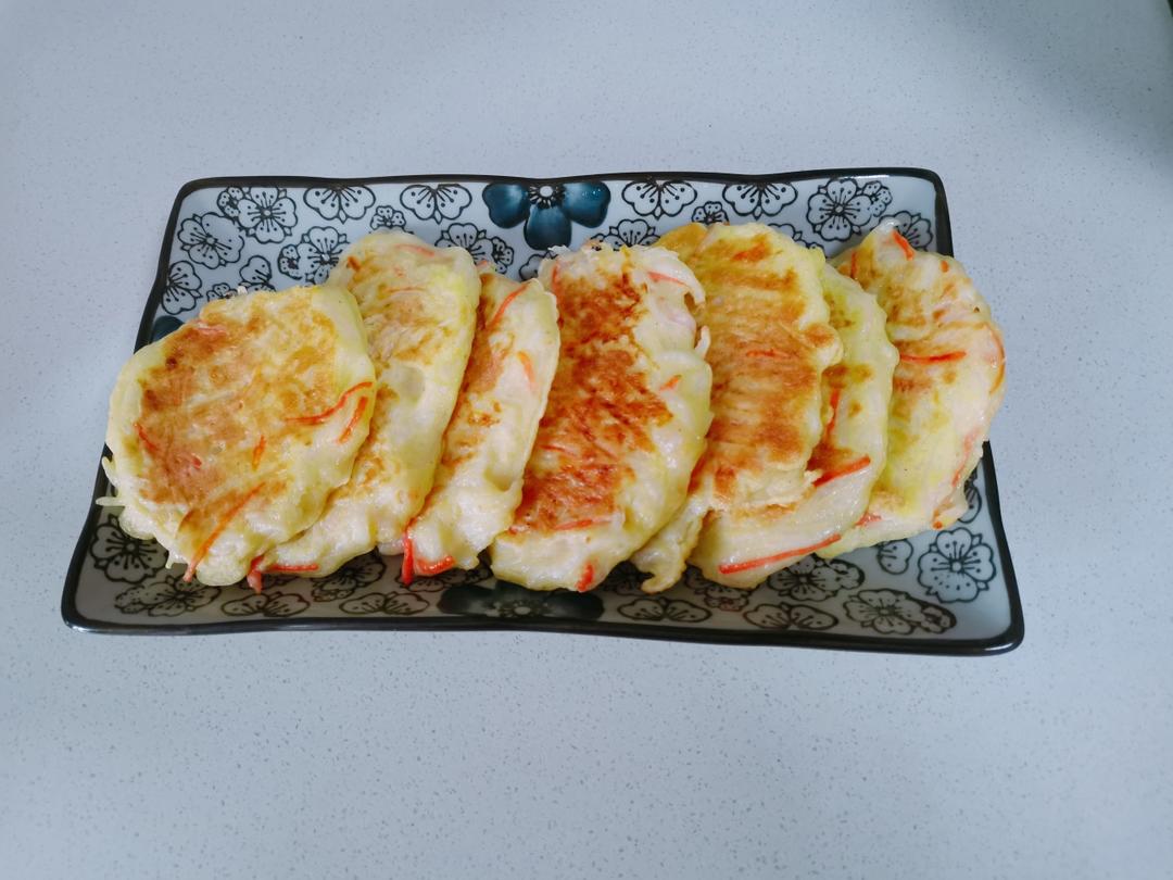 萝卜丝鸡蛋饼的做法