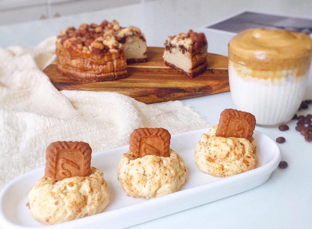 焦糖饼干司康的做法