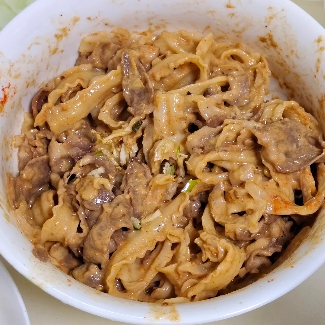 吃一次就爱上的麻酱肥牛拌面！味道绝了
