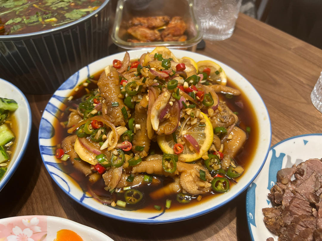 【柠檬酸辣鸡爪】自制超级无敌美味的网红鸡爪