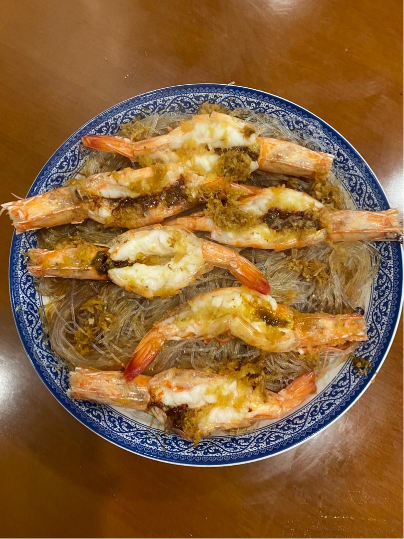 蒜蓉粉丝蒸虾