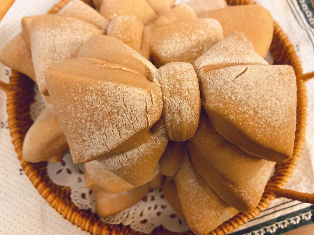 火龙果蝴蝶结面包（一次发酵）