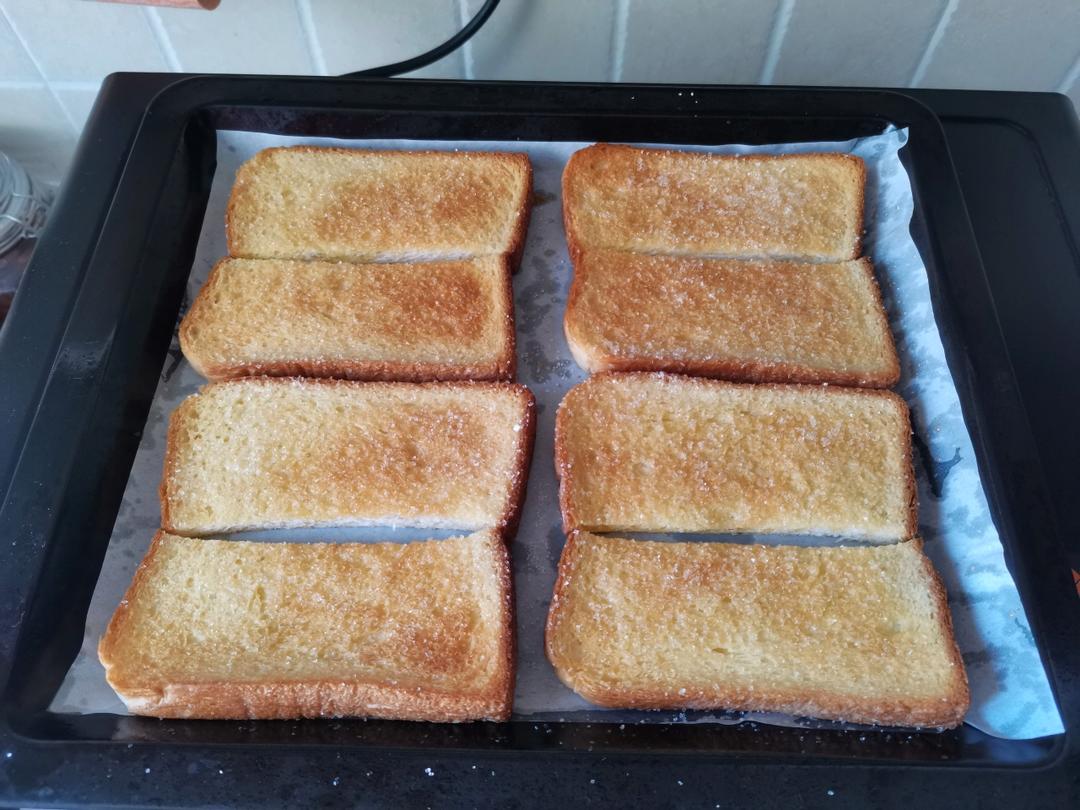 黄金烤吐司🍞条｜太香了