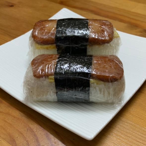 超简单的午餐肉饭团便当🍱🍱