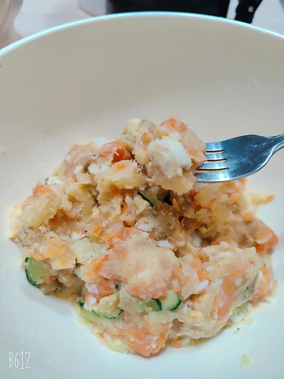 🔥爆好吃的鸡蛋土豆泥沙拉