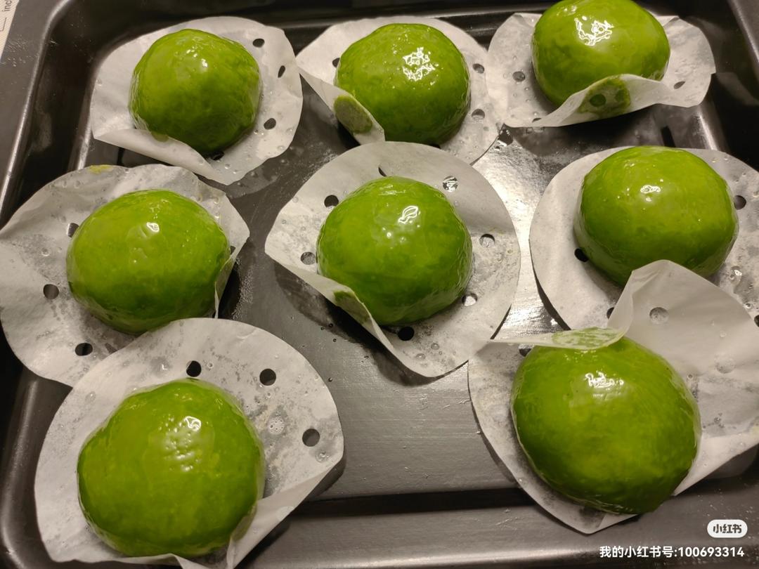 可甜可咸的麦青汁—网红青团