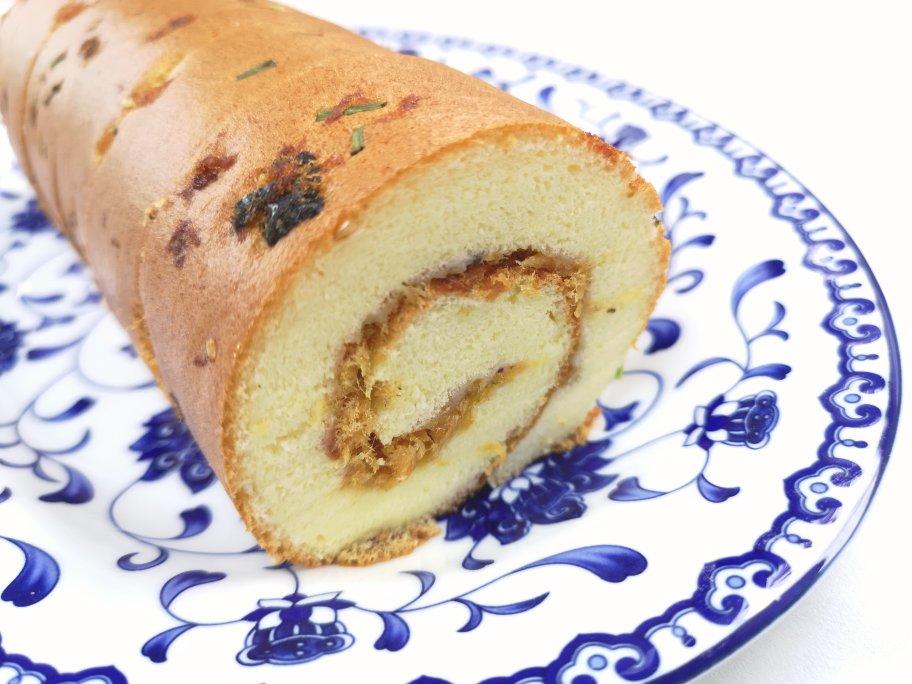 香葱肉松肥蛋糕卷～