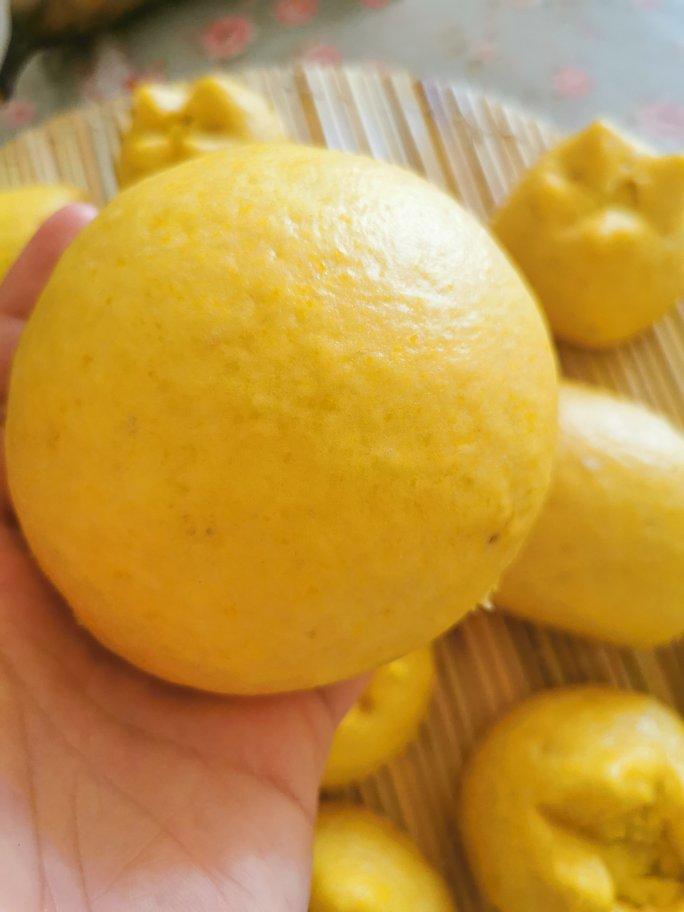 新手也可以--详解如何做出人见人爱、金黄的南瓜馒头