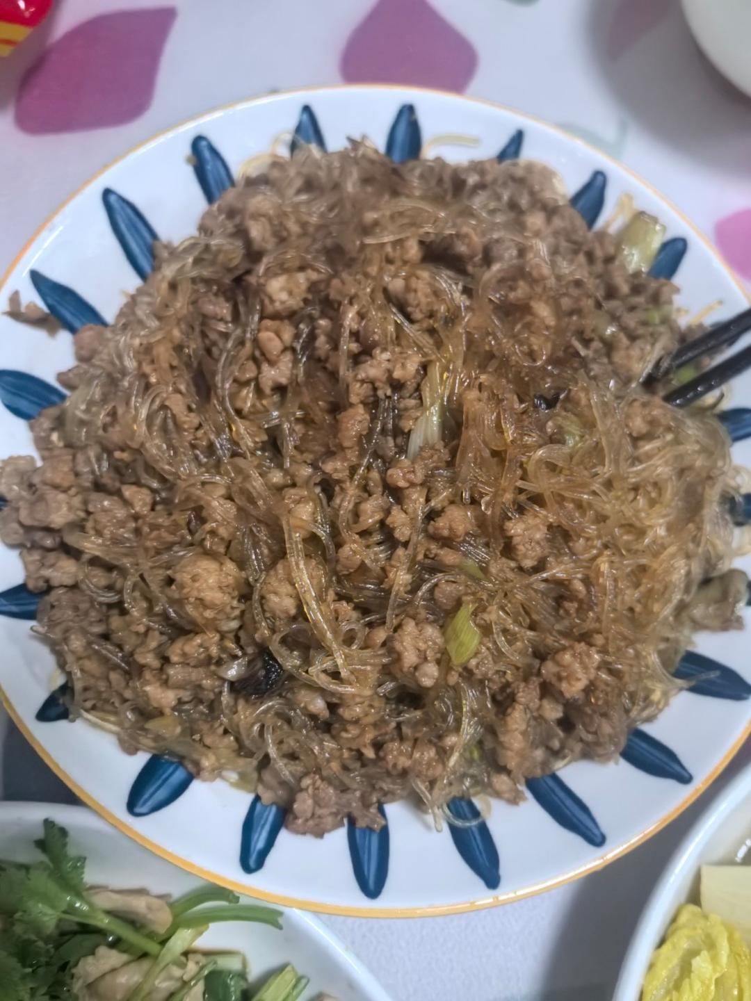 蚂蚁上树(肉末炒粉丝)超下饭‼️十分钟搞定