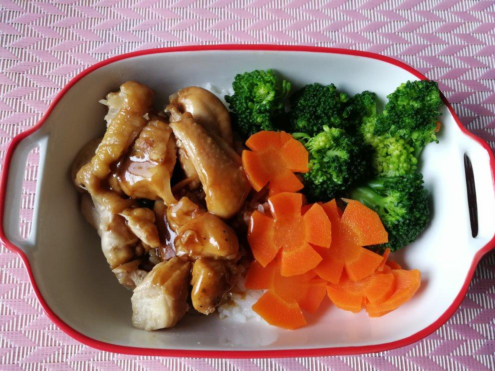 照烧鸡腿饭
