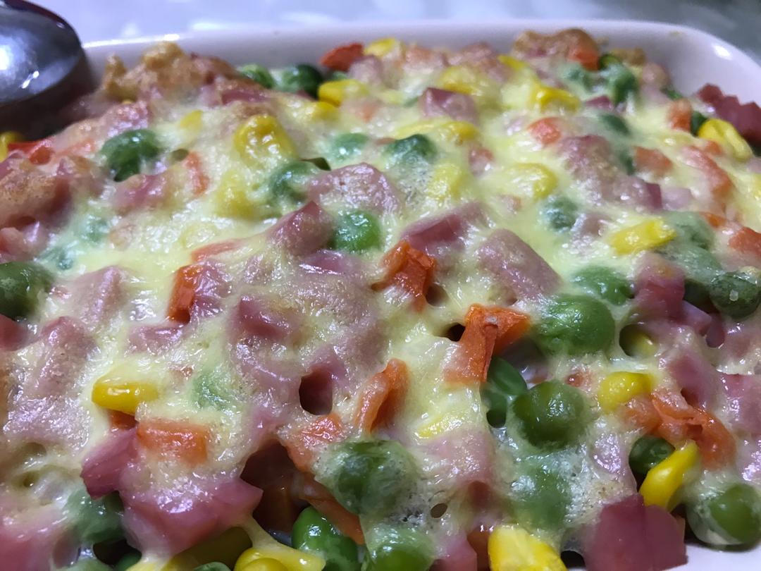 奶酪什蔬焗土豆泥