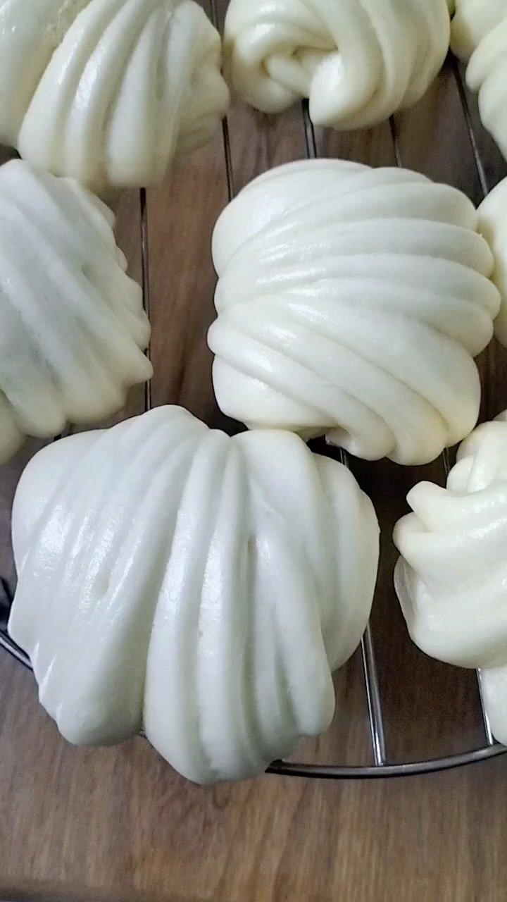 美丽的花卷 一次性发酵 附整形视频
