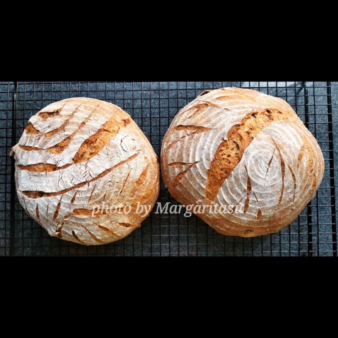 时间照景 亚麻籽乡村面包（2个量）