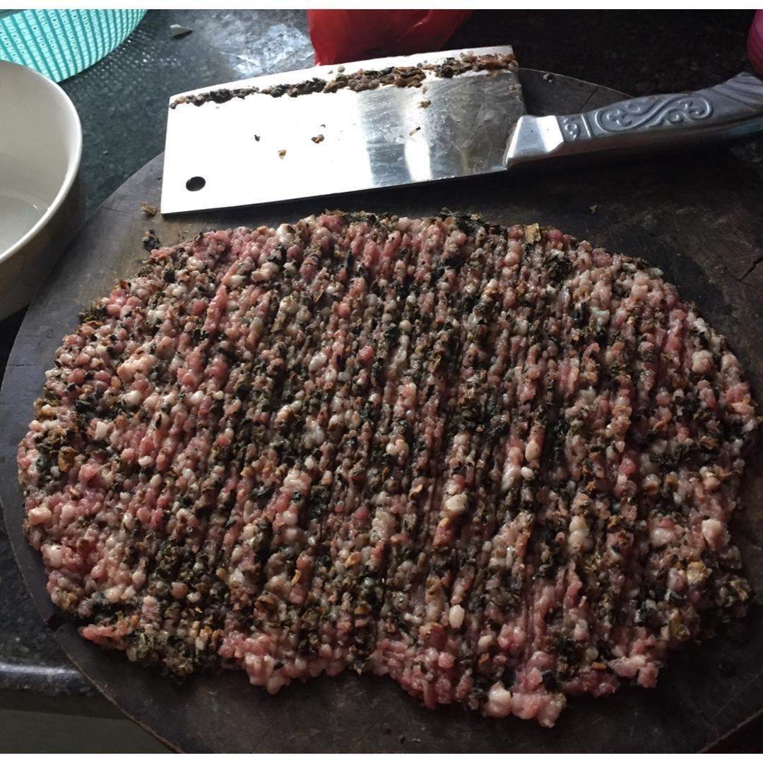 梅菜蒸肉饼