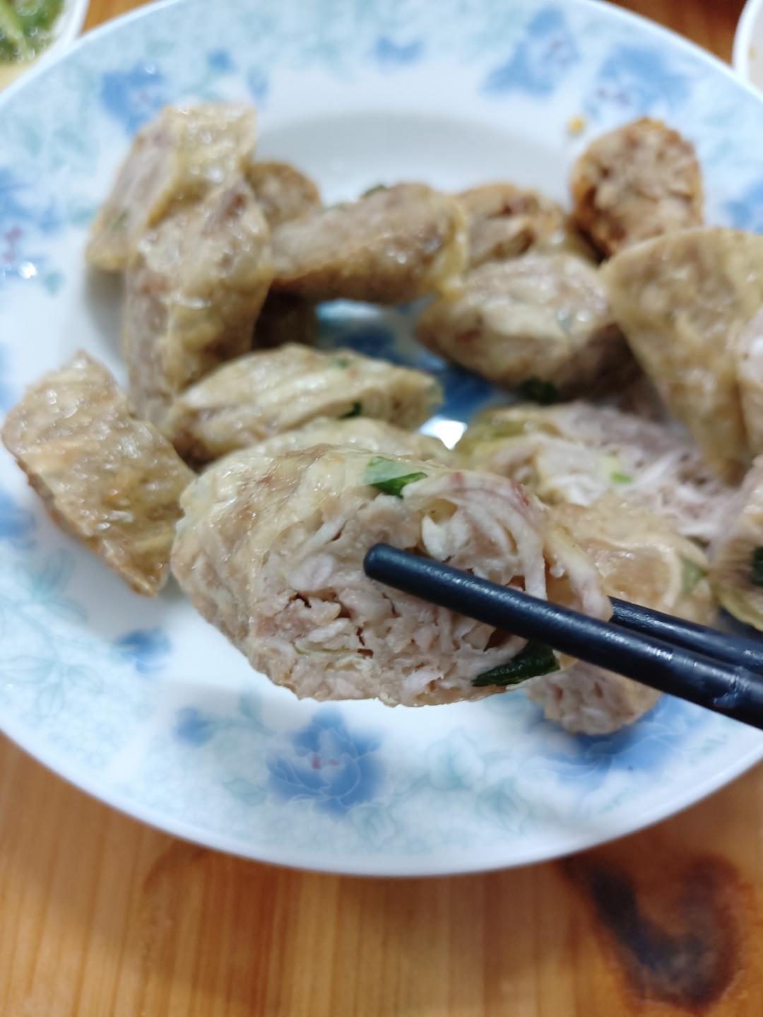 香酥腐竹卷（肉卷-香芋卷）的做法 步骤11