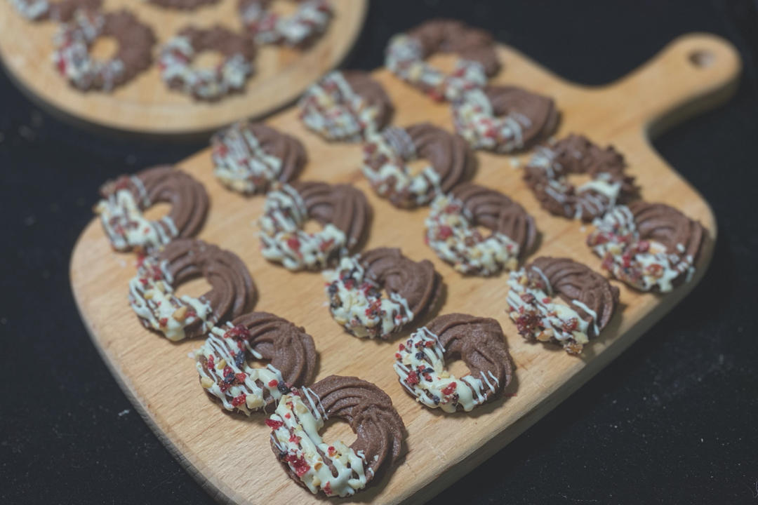 【圣诞花环曲奇】——圣诞节美食COUSS 出品