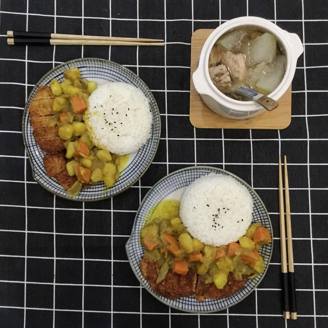 咖喱猪扒饭