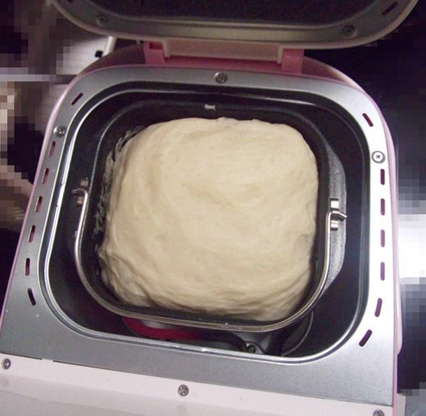 皮超级薄的面包机版牛奶面包（预约版）的做法 步骤7