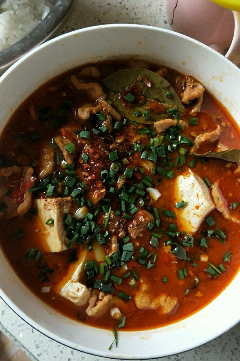 豆花肉片，小时候的味道，就是那么赞