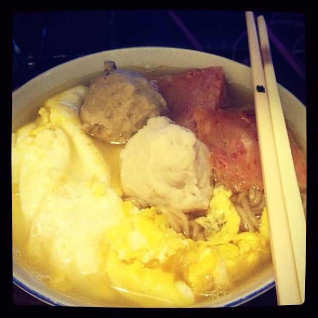 港式餐蛋面