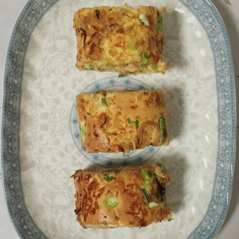 香葱肉松蛋糕卷