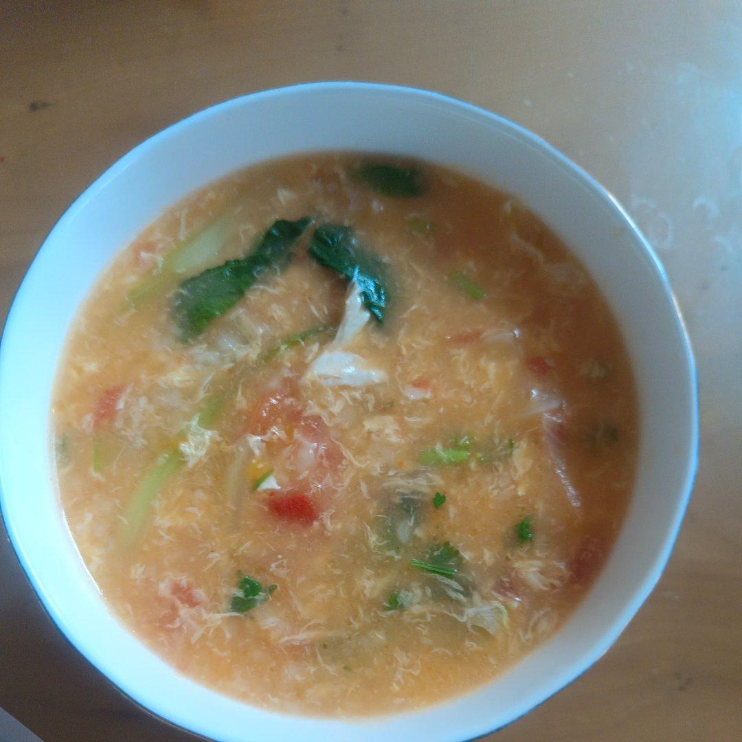 简单早餐-疙瘩汤