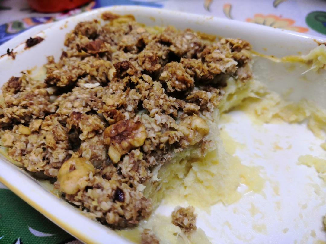 粉糯红薯泥配燕麦酥丨健康·三餐