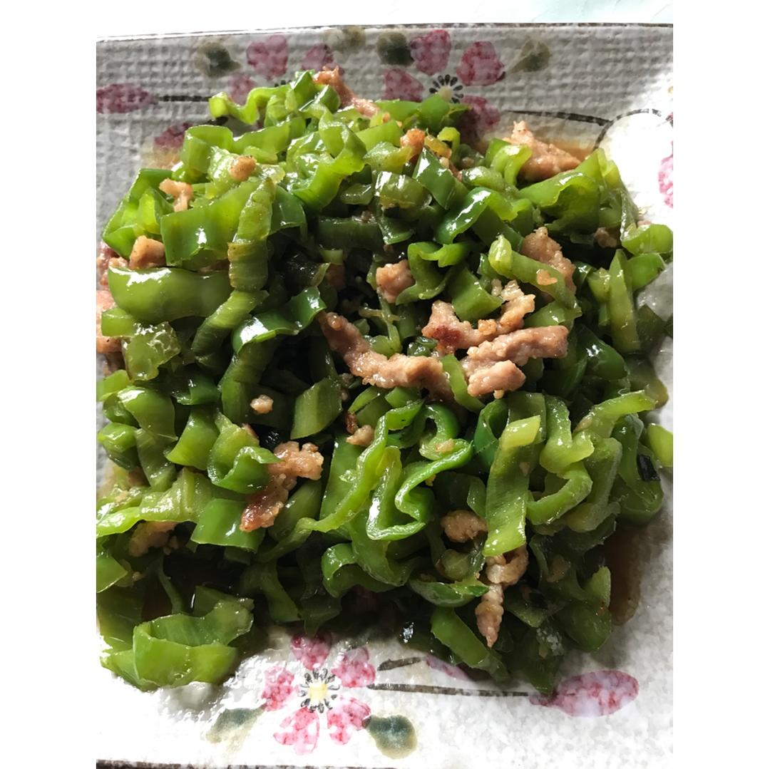 青椒炒肉丝