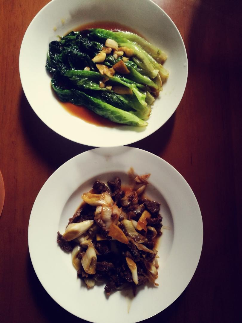 葱爆羊(牛)肉
