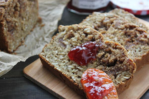 PB&J全麦快手面包丨健康·烘焙的做法 步骤10