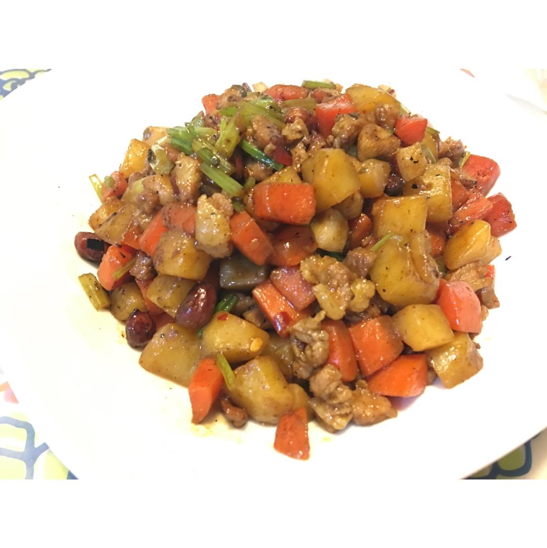 北京风味炒三丁