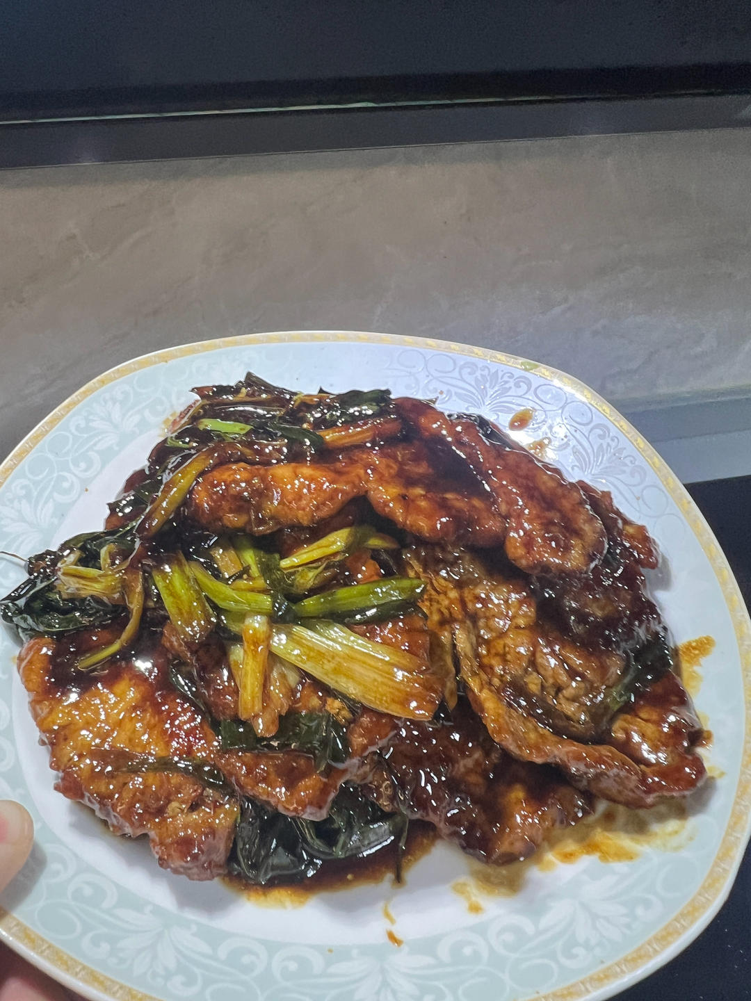 超嫩超香的葱烤大排