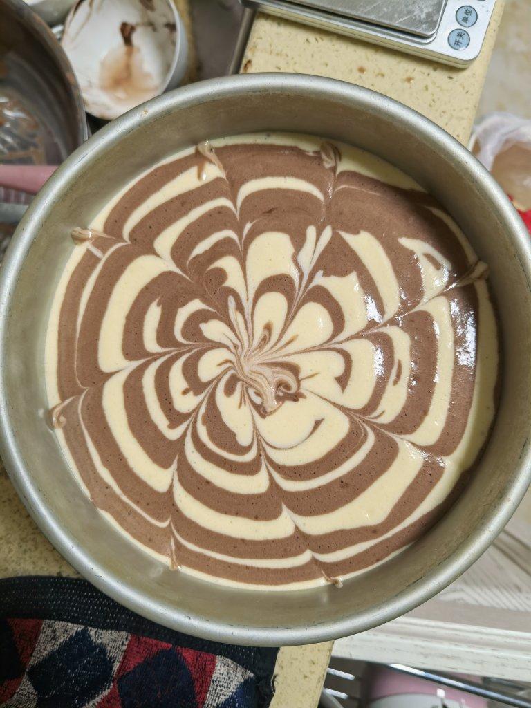 可可味——斑马纹戚风蛋糕