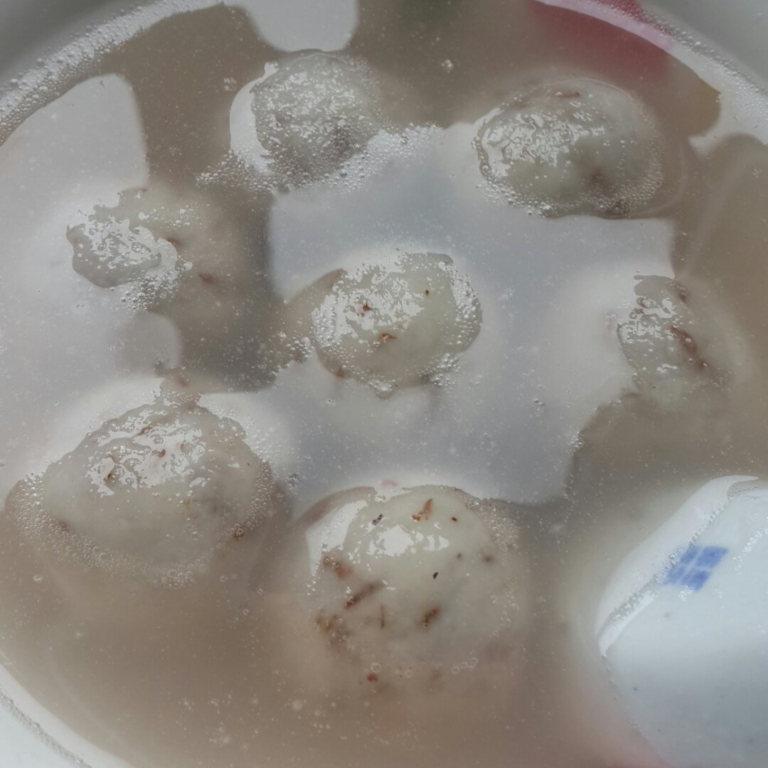自制玫瑰汤圆